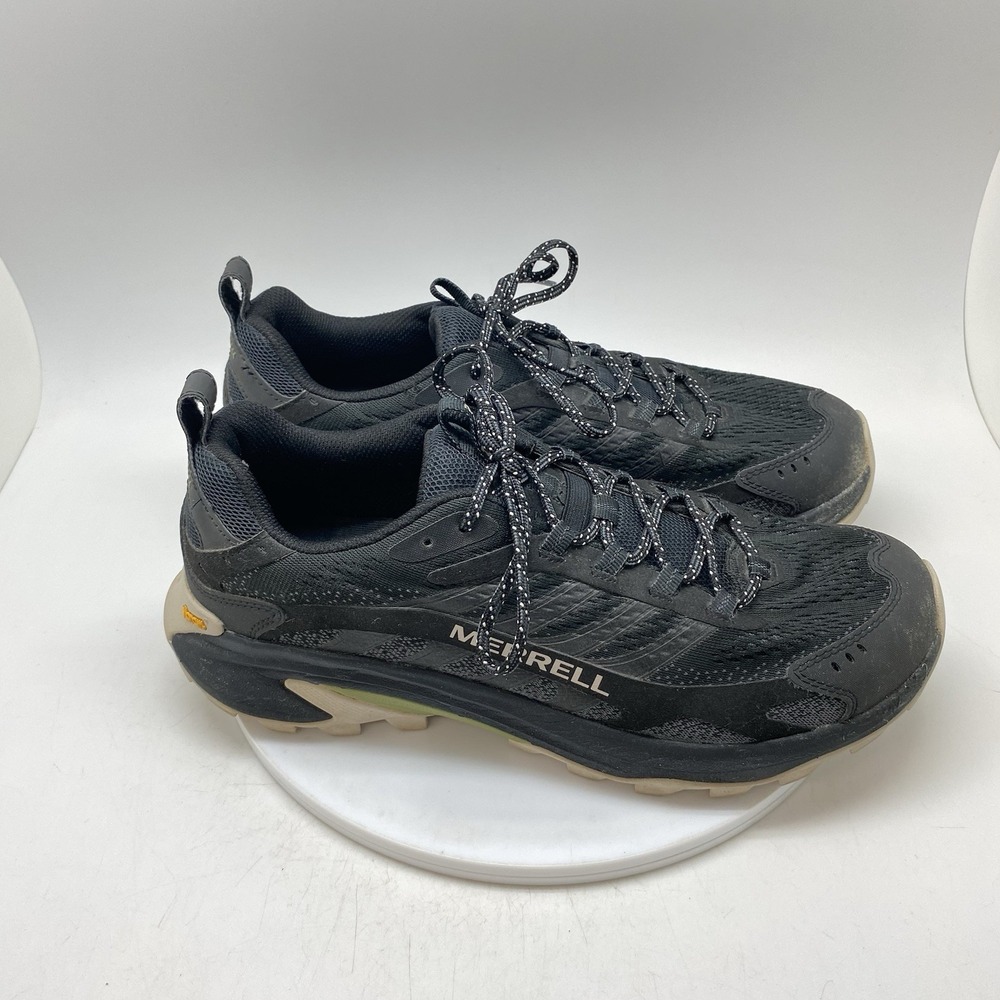 Merrell Moab Speed 2 Mens 11.5 J037525 Black Hiking Trail Shoes Sneakers